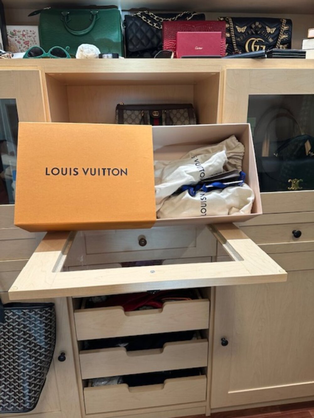 Louis Vuitton LV Brown Size 37 Monogram Sneakers - Picture 7 of 8